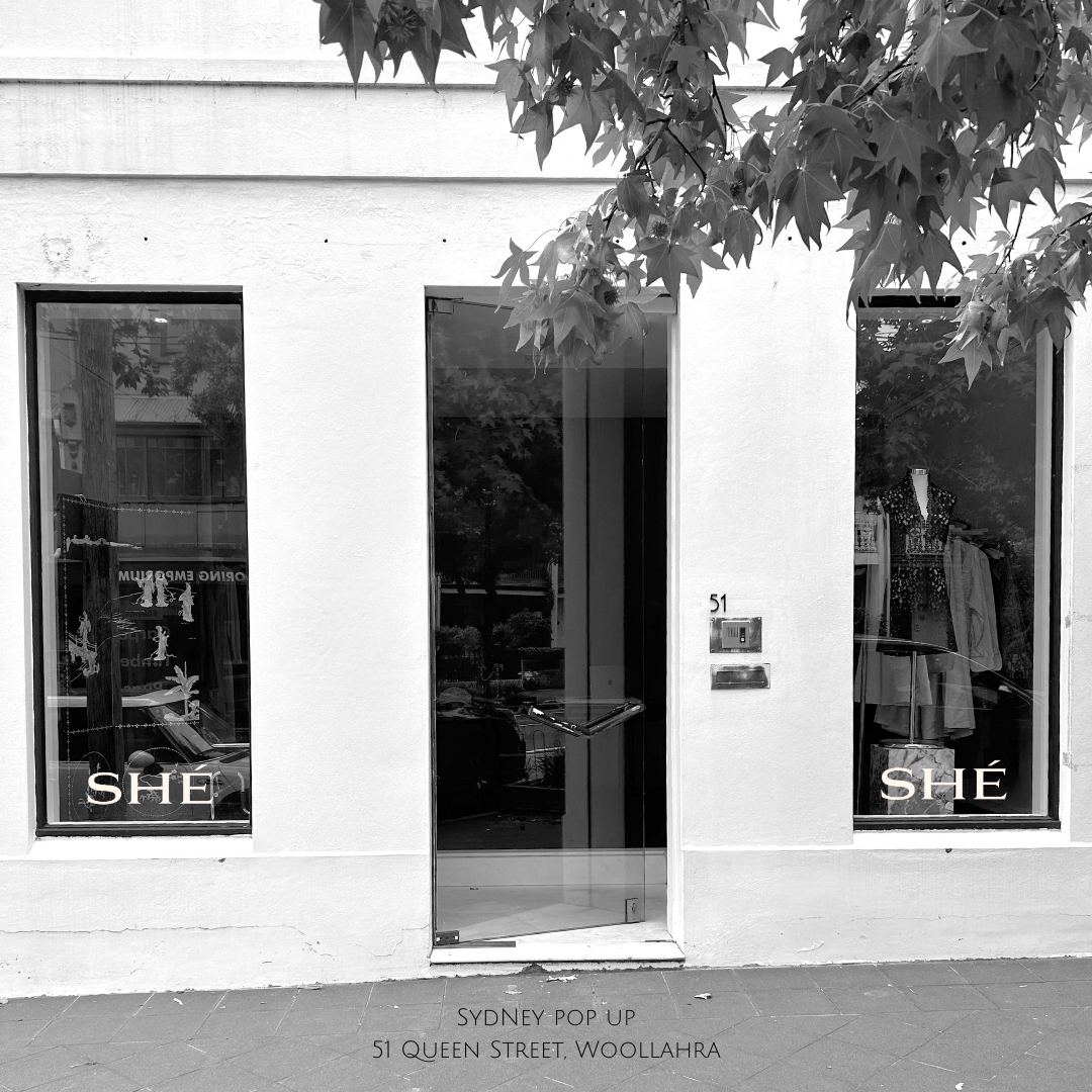 SHÉ Society pop-up store on Queen Street, Woollahra.