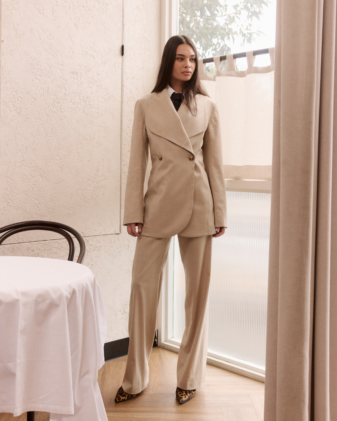 CORDELIA BLAZER SAND