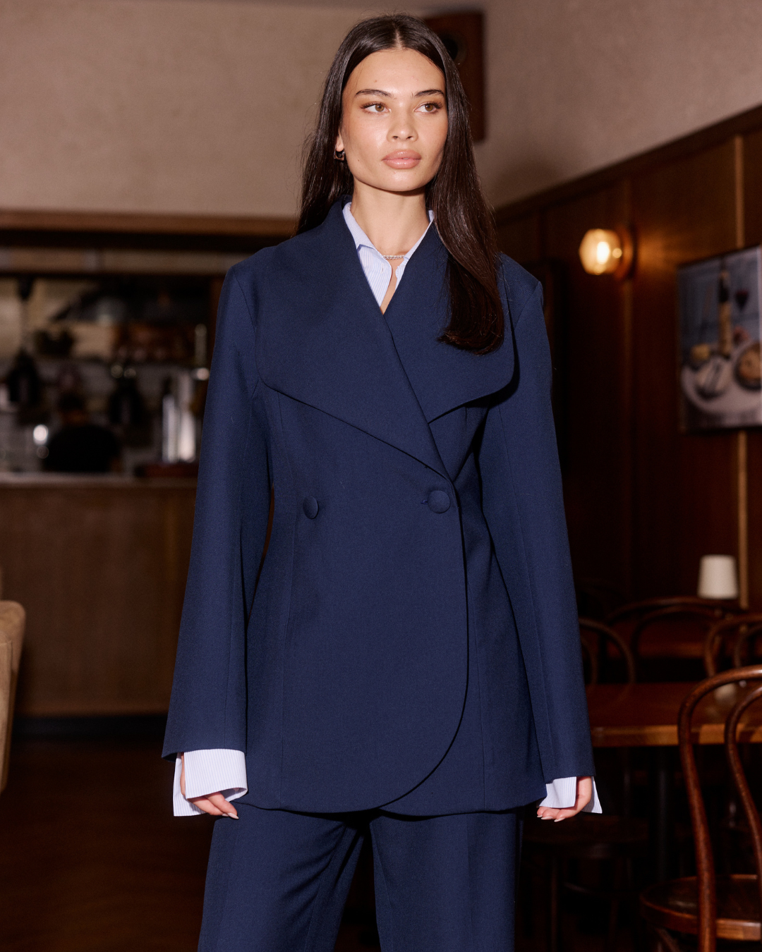CORDELIA BLAZER FRENCH NAVY