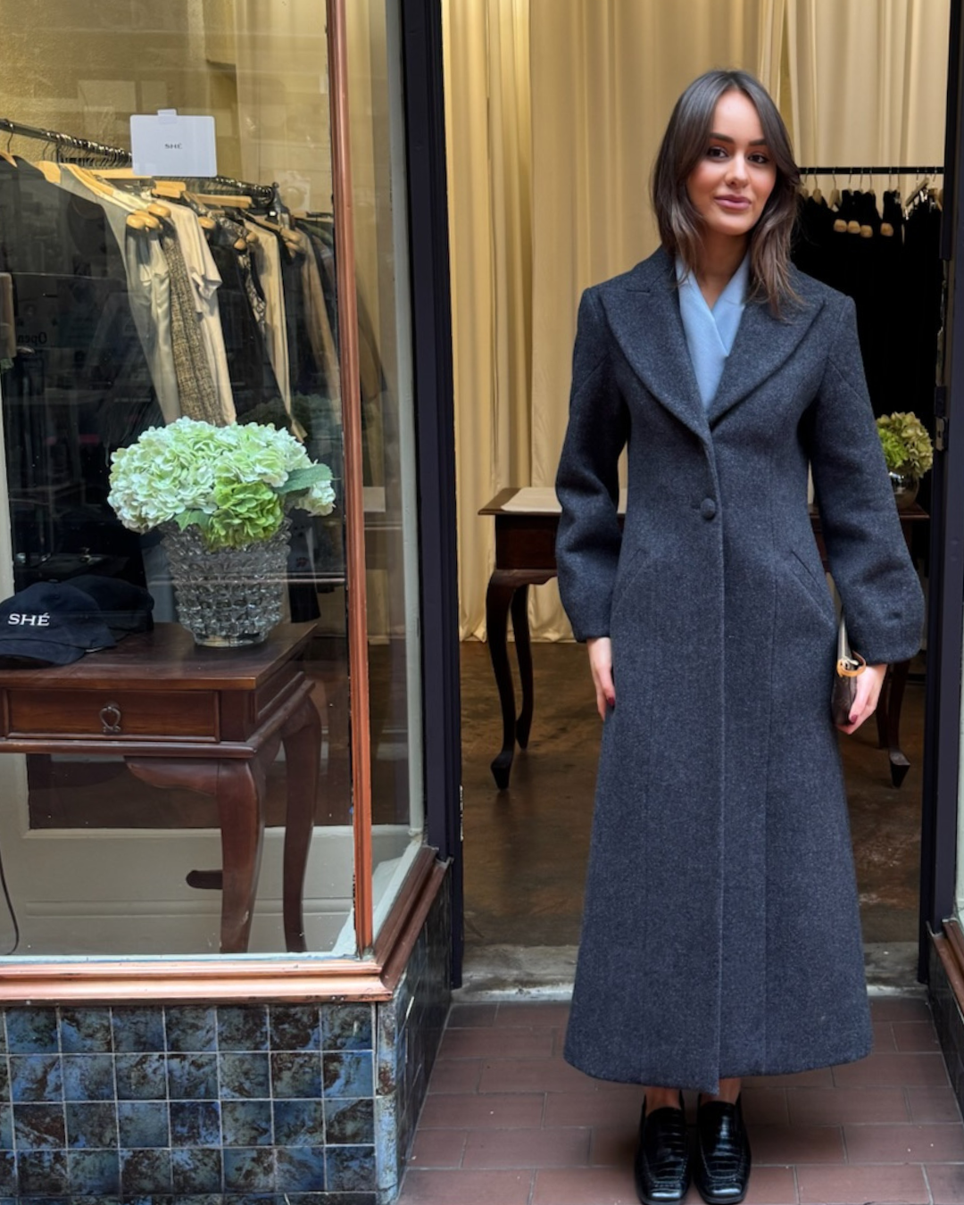 PROVENCE COAT CHARCOAL