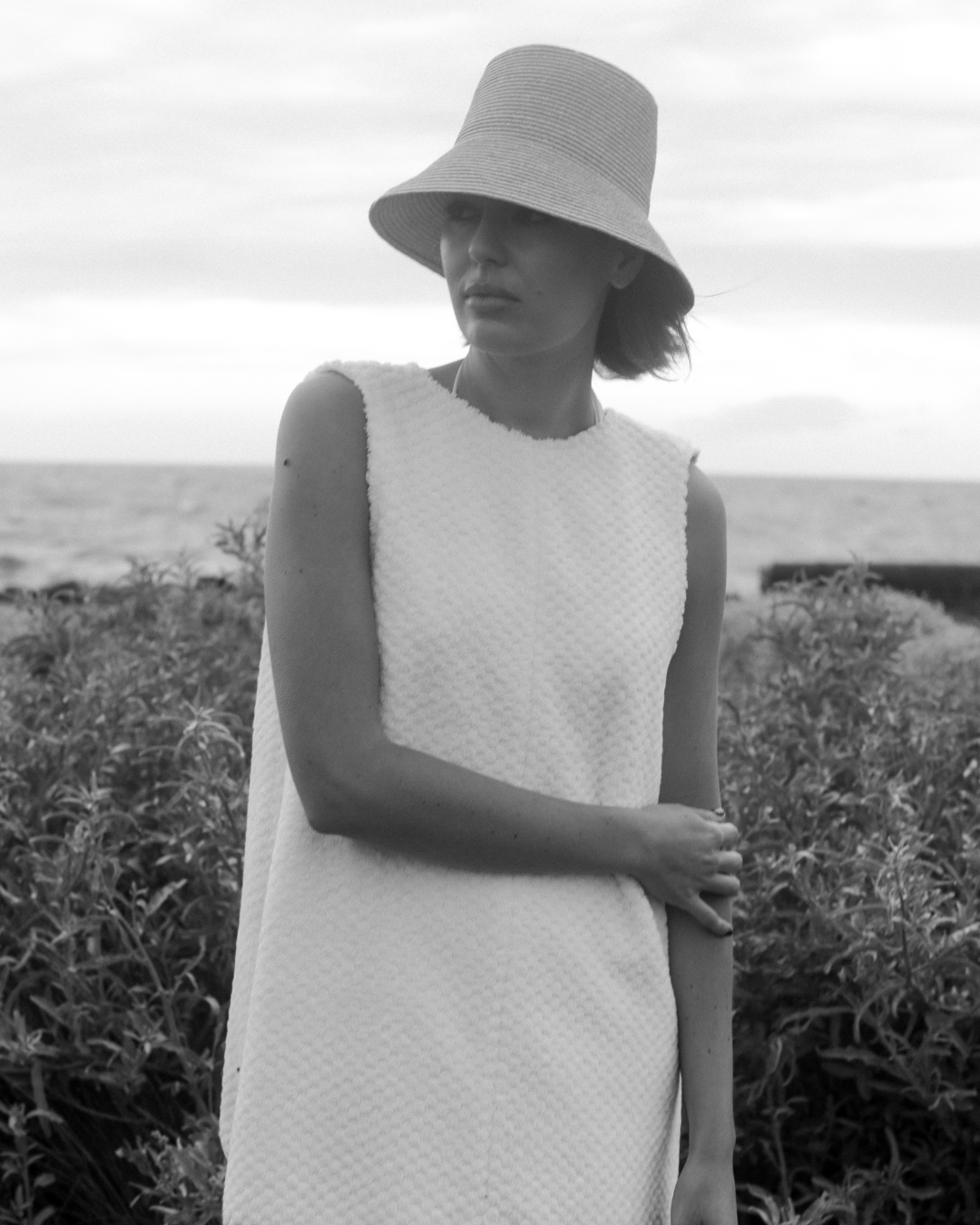 Soleil Dress White