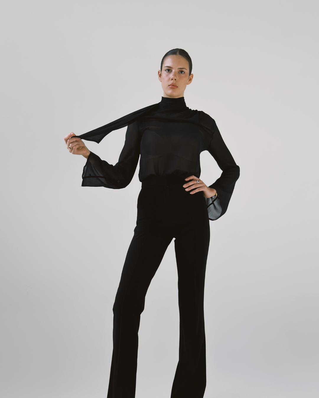 CHÉRI BLOUSE BLACK