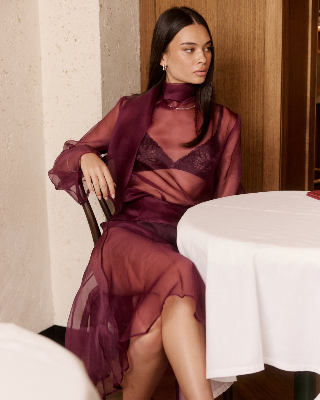 CHÉRI BLOUSE BORDEAUX