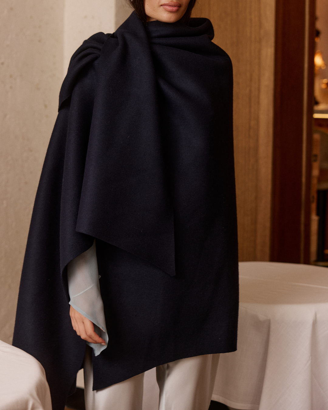 VERSAILLES WRAP FRENCH NAVY