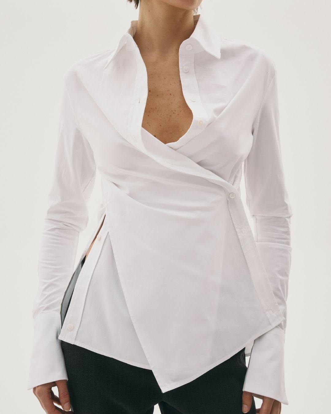 ACE WHITE COTTON SHIRT