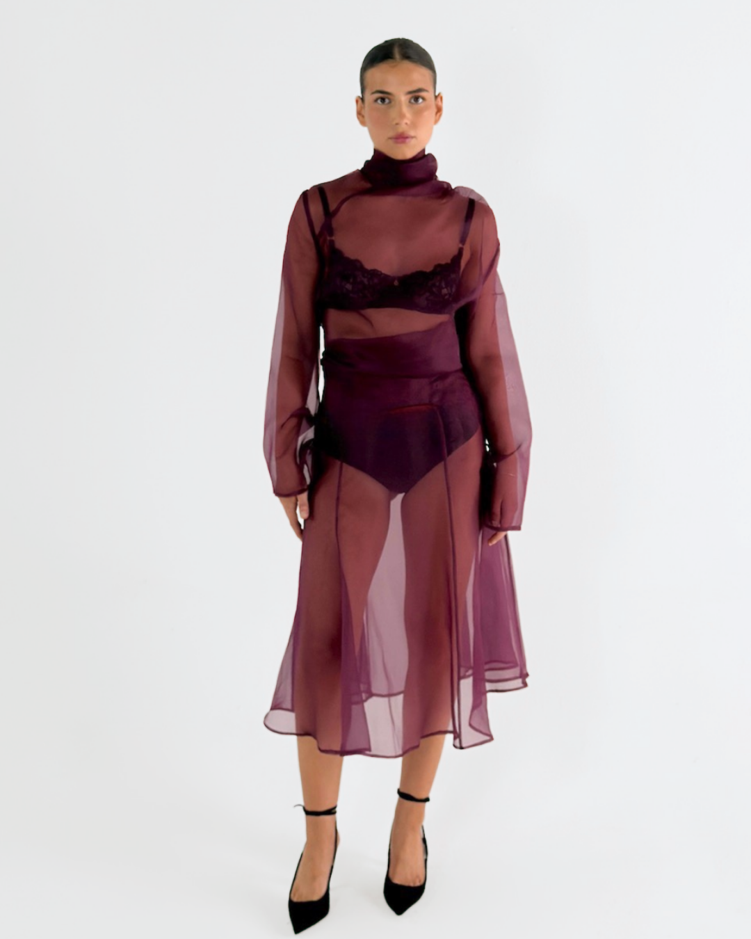 BORDEAUX CHÉRI BLOUSE & MON SKIRT (15% OFF AS A BUNDLE)