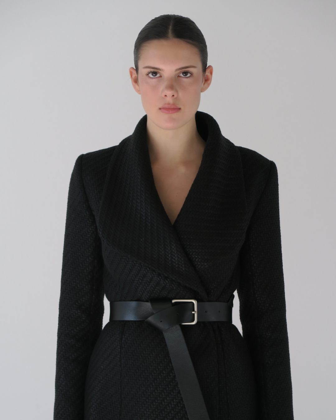 CORDELIA BLAZER SYRAH COATED WEAVE