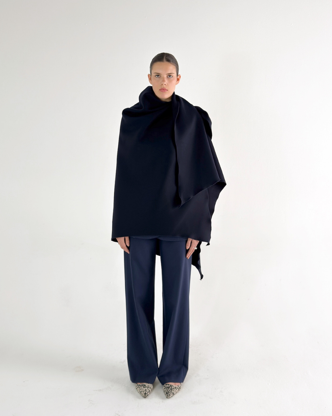 VERSAILLES WRAP FRENCH NAVY