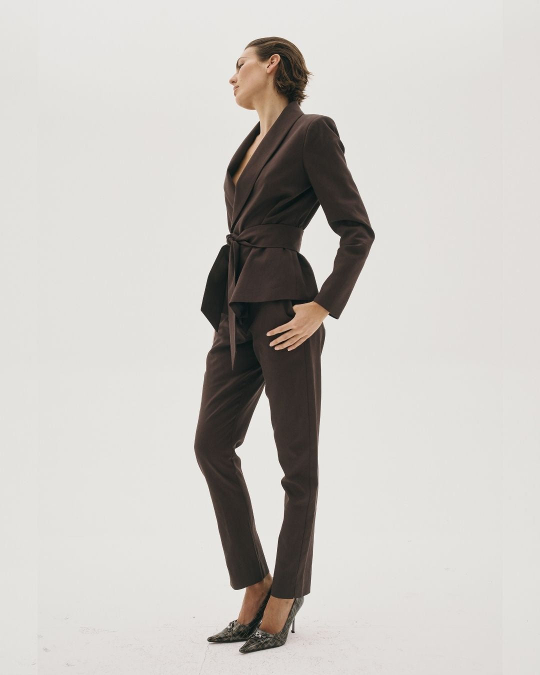 IVY CHOCOLATE CIGARETTE PANTS