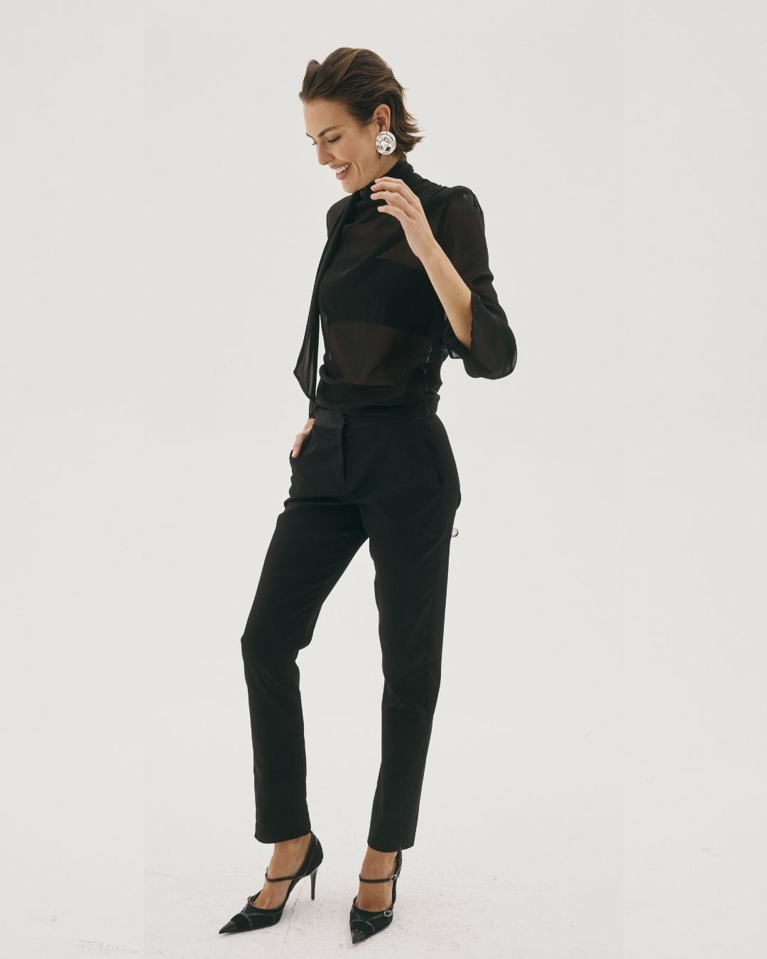 IVY BLACK CIGARETTE PANTS