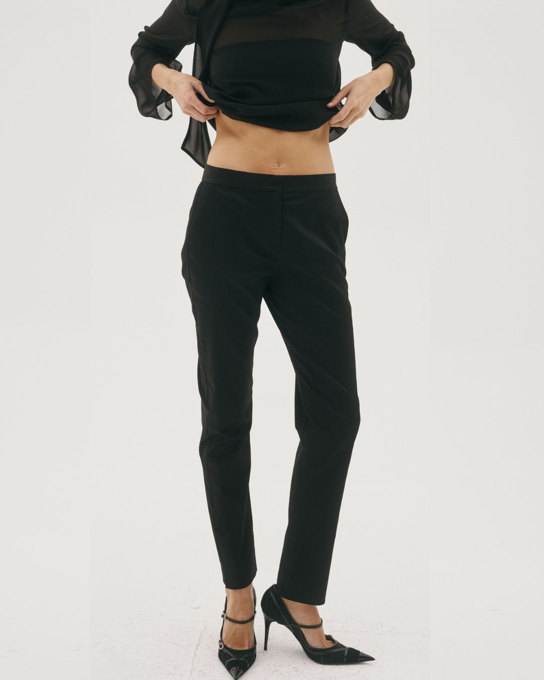 IVY BLACK CIGARETTE PANTS