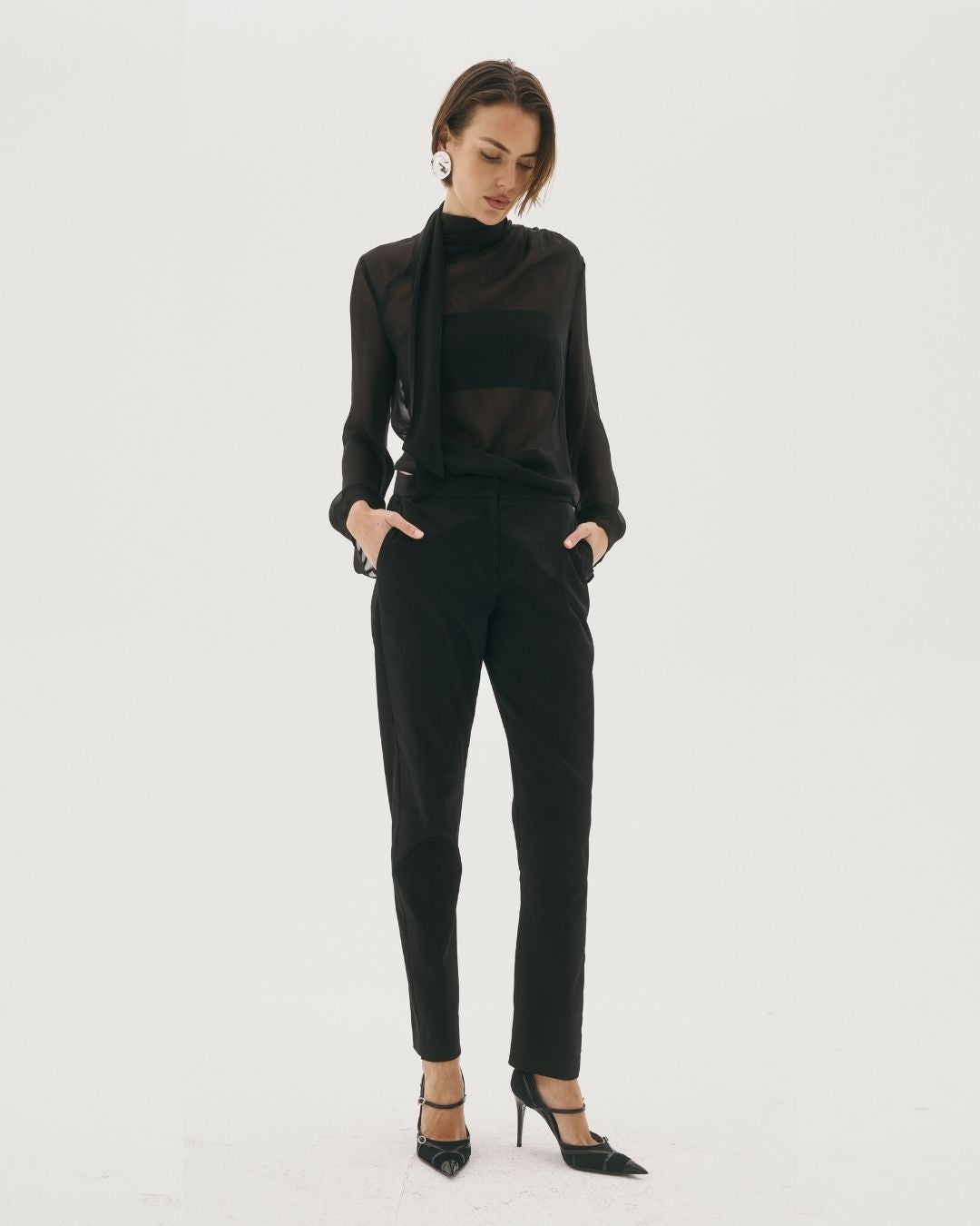 IVY BLACK CIGARETTE PANTS
