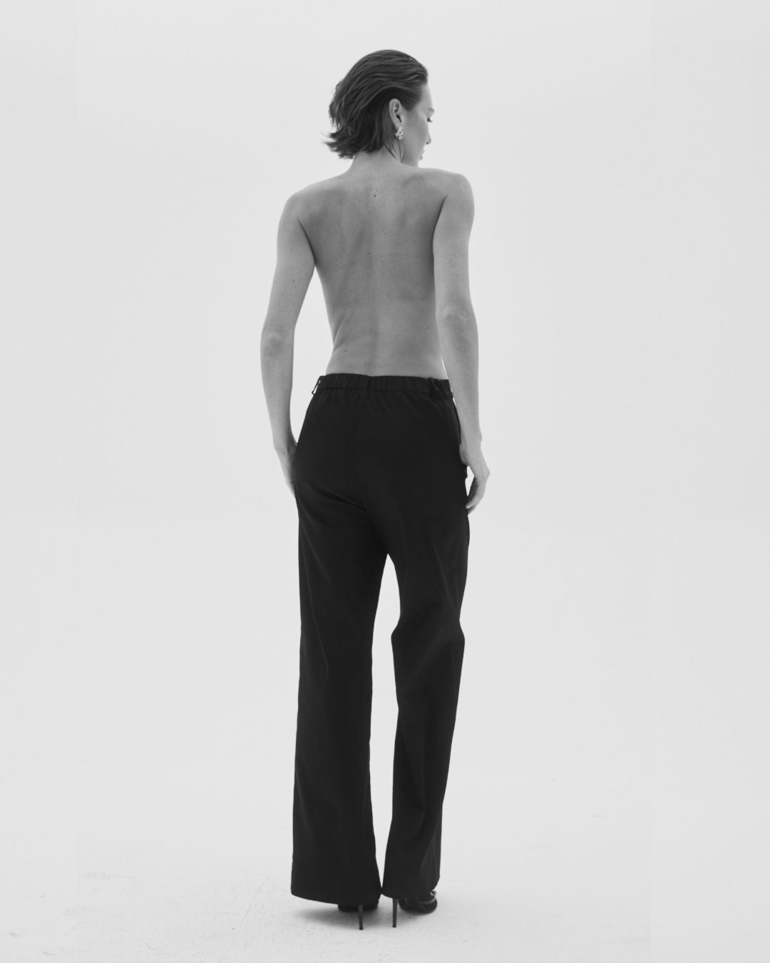 SLOANE WIDE LEG PANTS BLACK