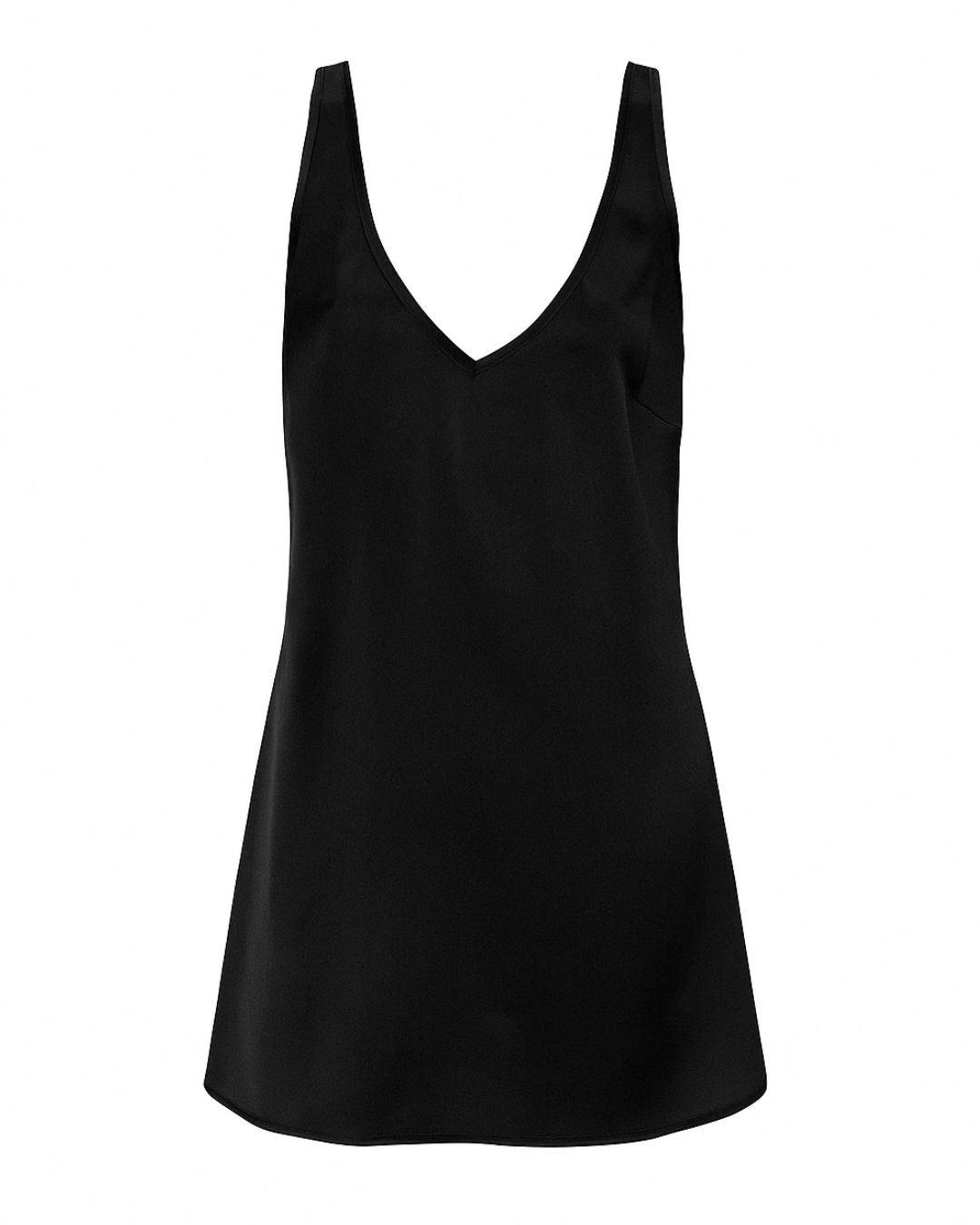 BISOU SILK DRESS BLACK