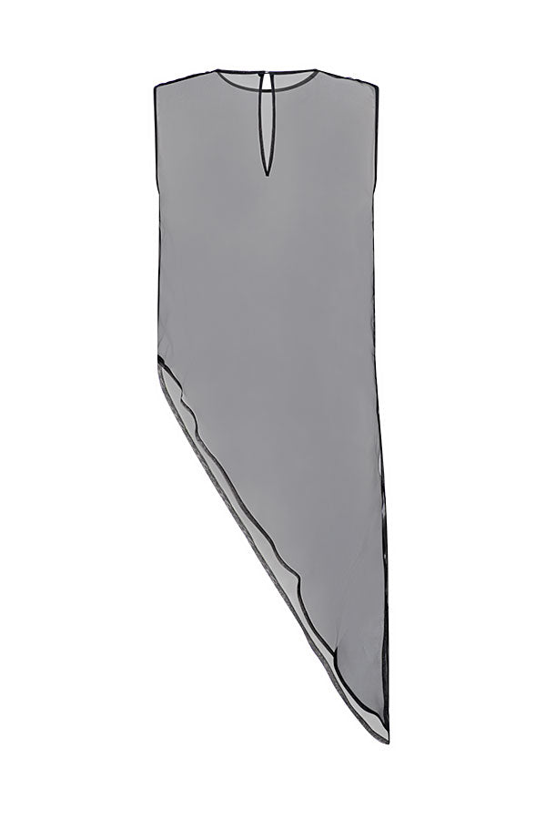 AMOUR TOP SHEER SILK ORGANZA