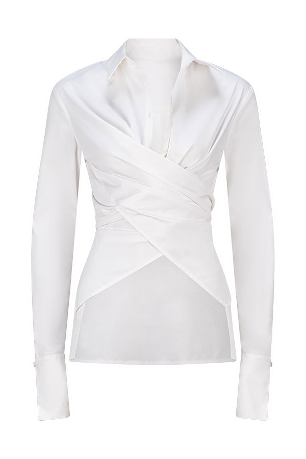 ACE WHITE COTTON SHIRT