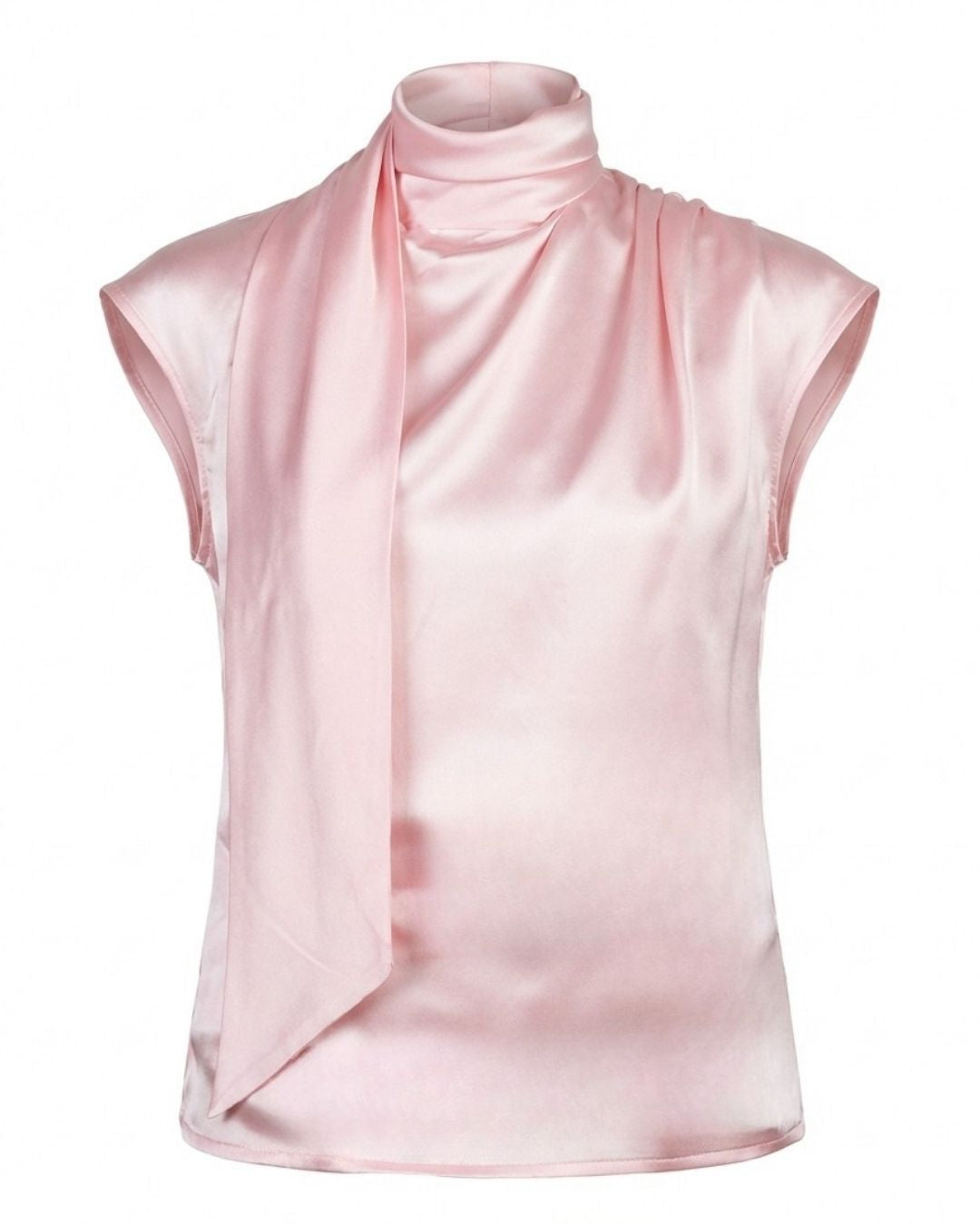 CHÉRI CAP SLEEVE BABY PINK SILK
