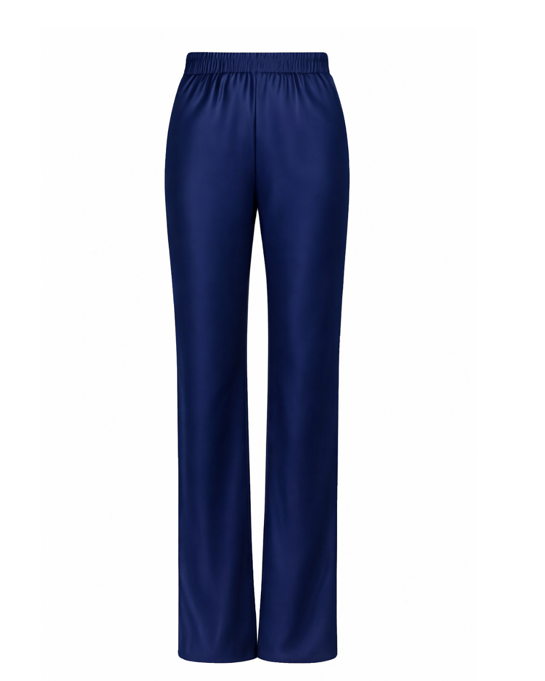 CRUS BIAS CUT NAVY SILK PANT