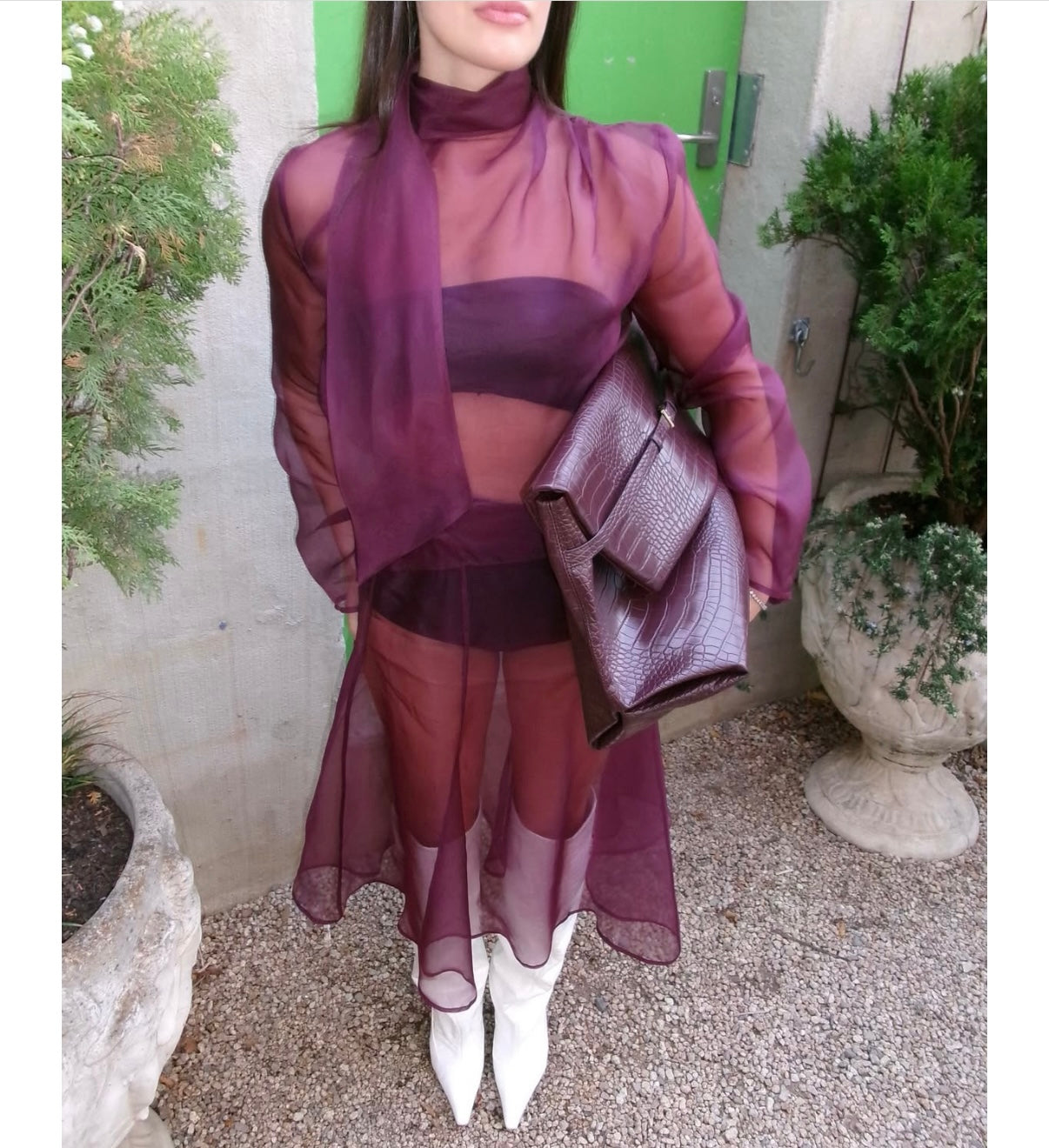CHÉRI BLOUSE BORDEAUX