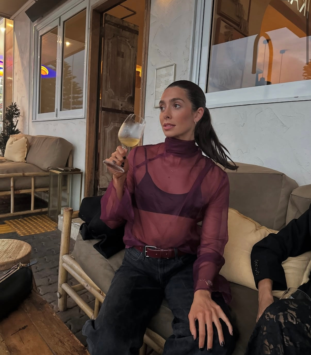 CHÉRI BLOUSE BORDEAUX