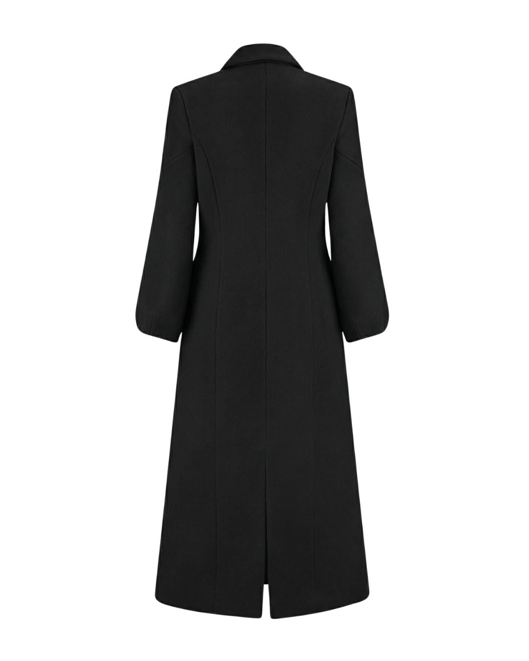 PROVENCE COAT BLACK CASHMERE WOOL