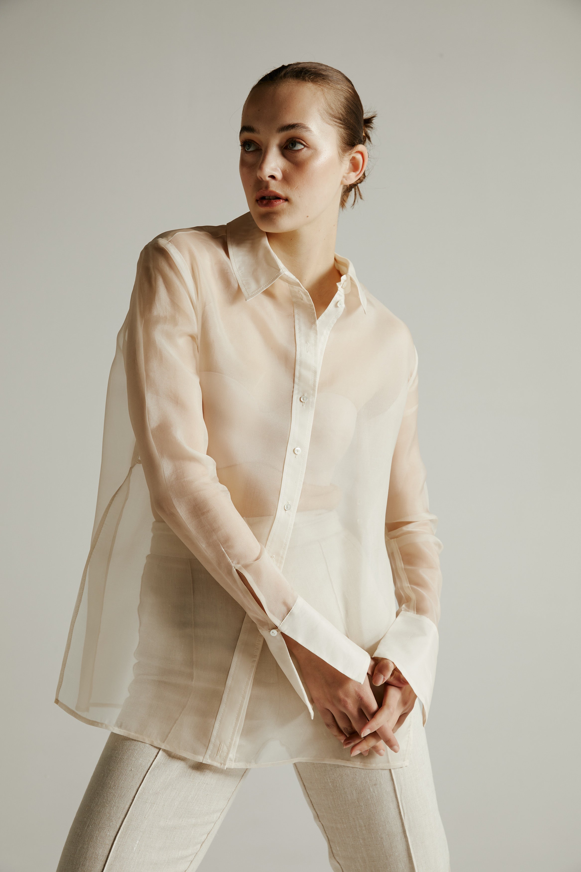 ACE SHIRT SILK ORGANZA
