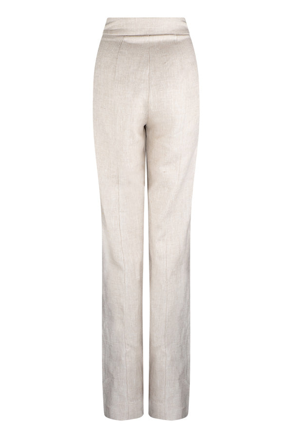 PIN-TUCK PANT LINEN