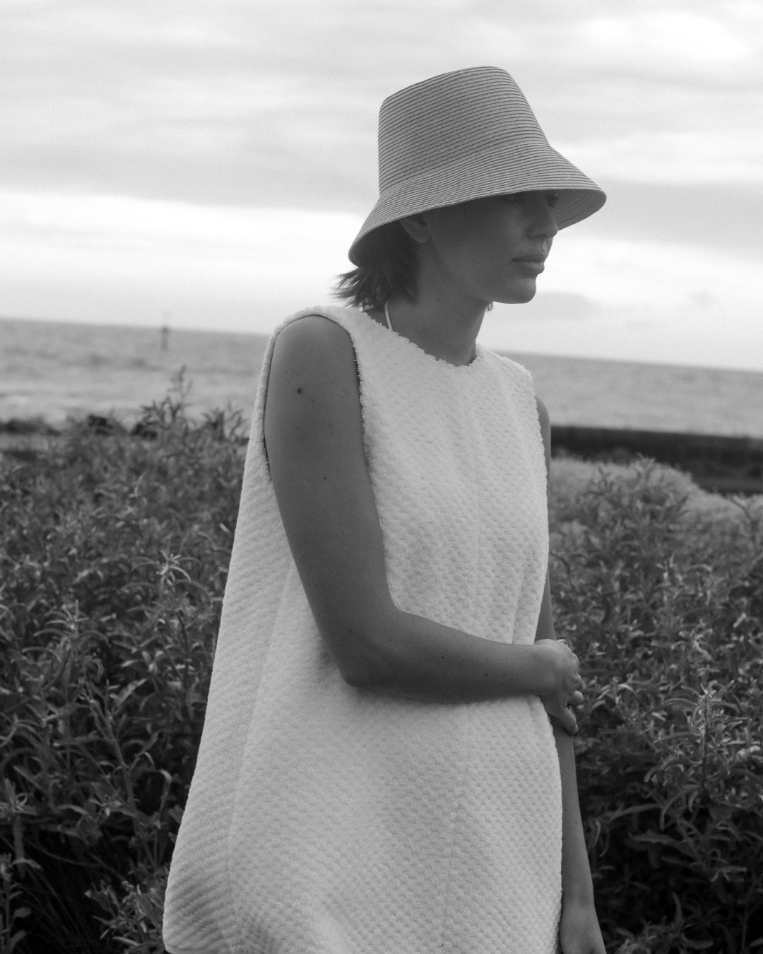 Soleil Dress White