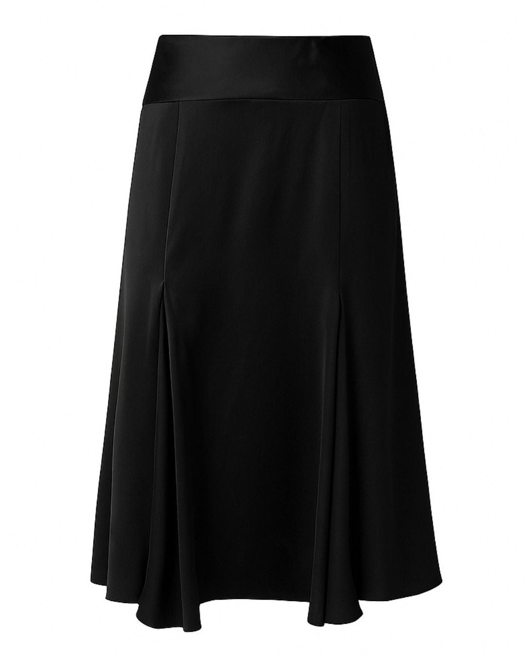 MON SILK SKIRT BLACK