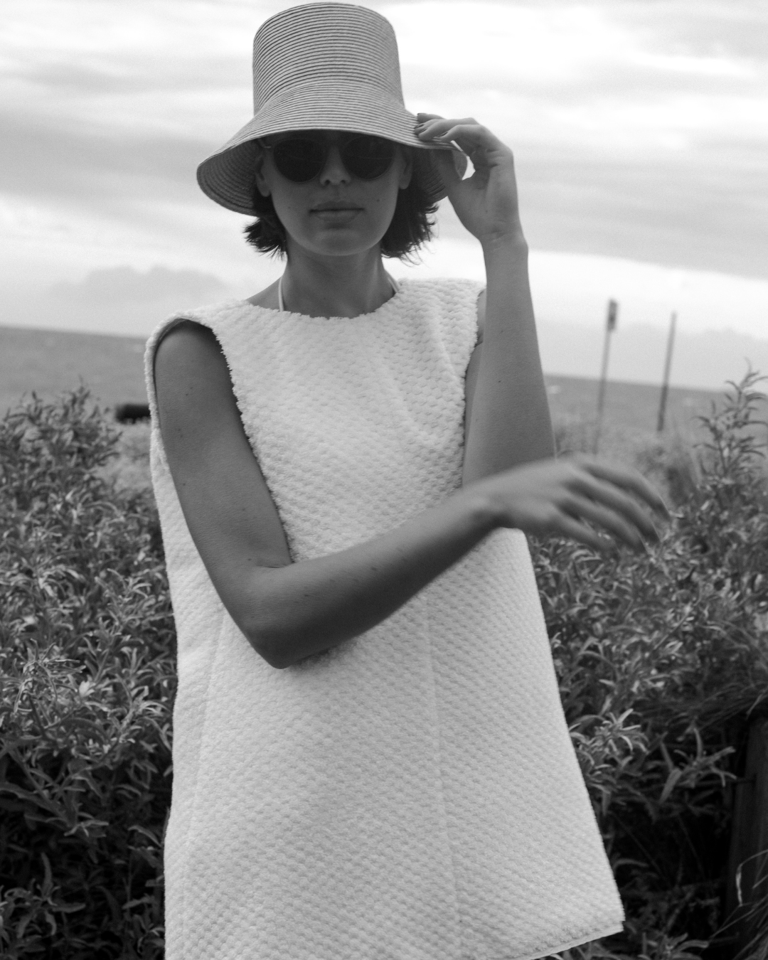 Soleil Dress White