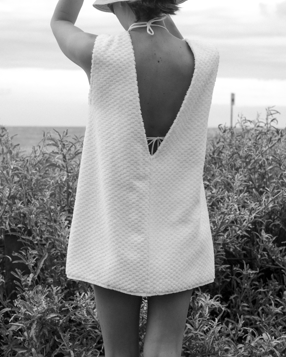 Soleil Dress White