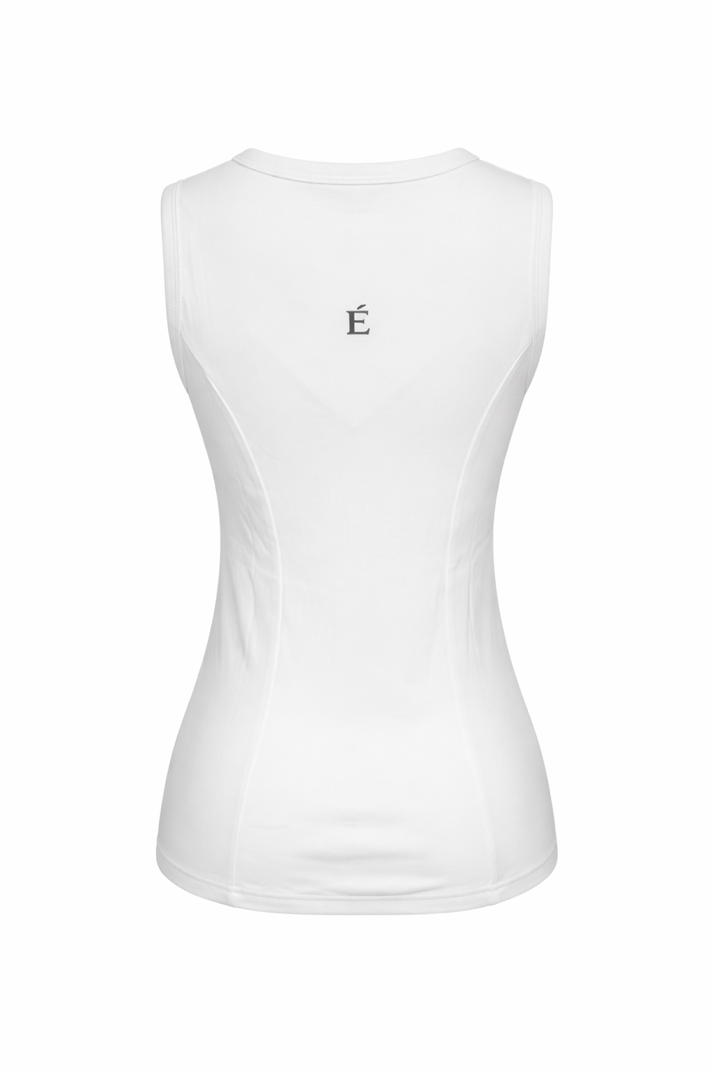 WHITE REVERSIBLE COTTON TANK