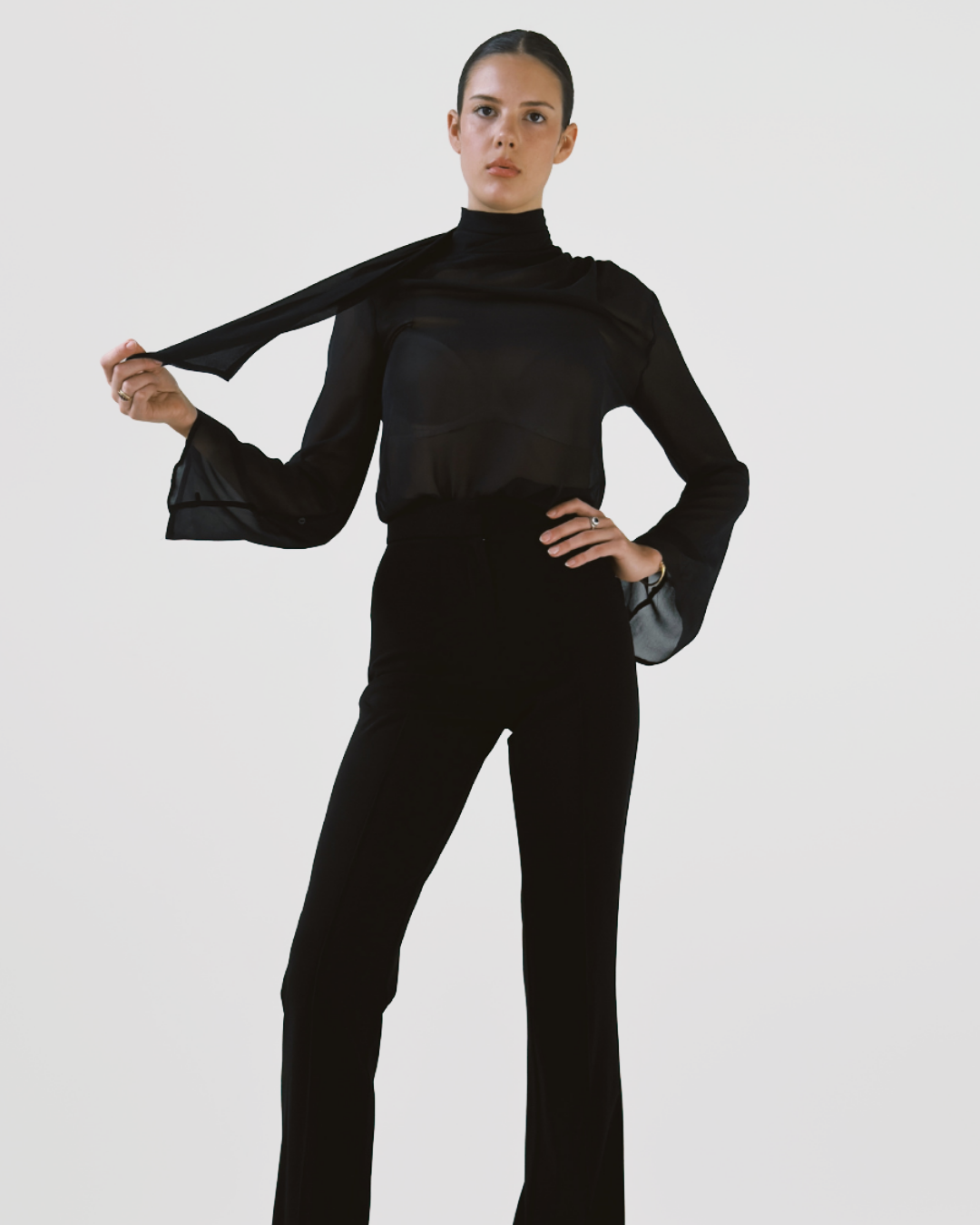 CHÉRI BLOUSE BLACK