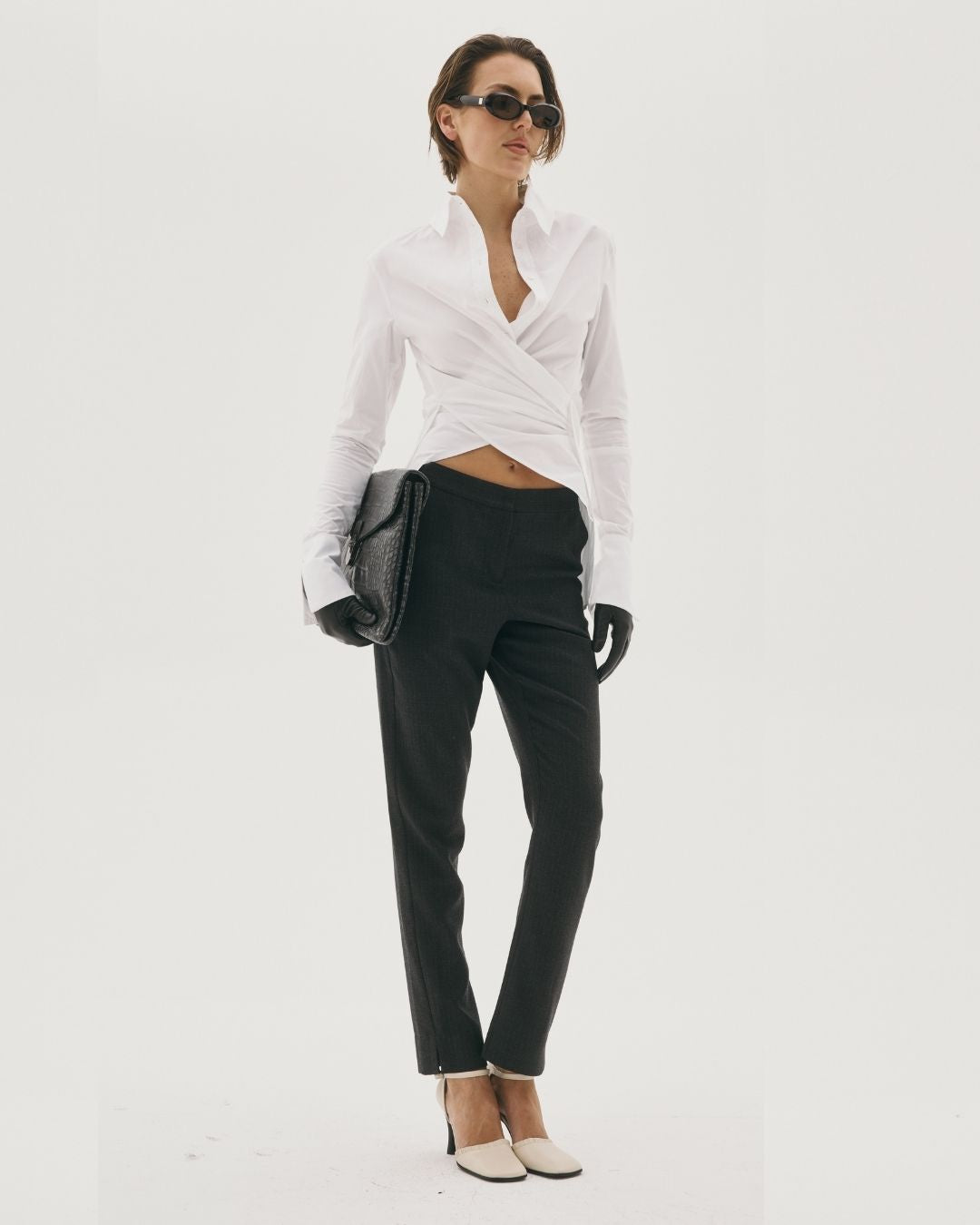 ACE WHITE COTTON SHIRT