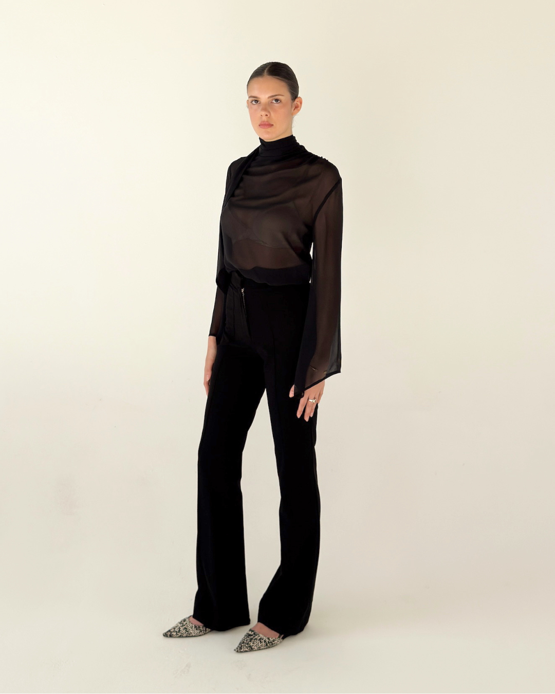 CHÉRI BLOUSE BLACK