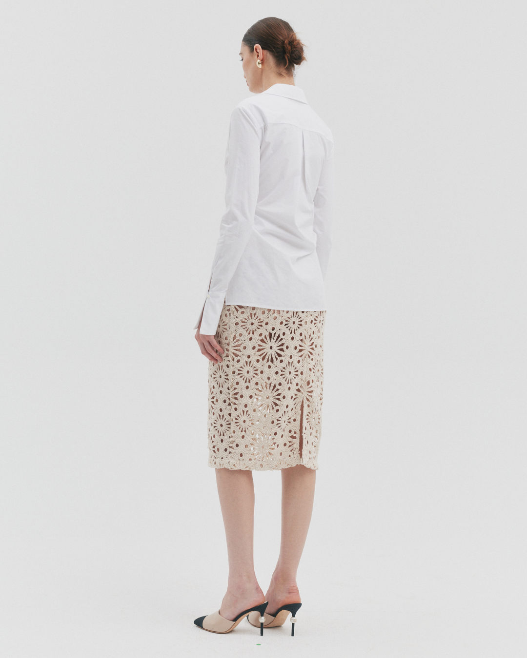 Giselle Crochet Pencil Skirt