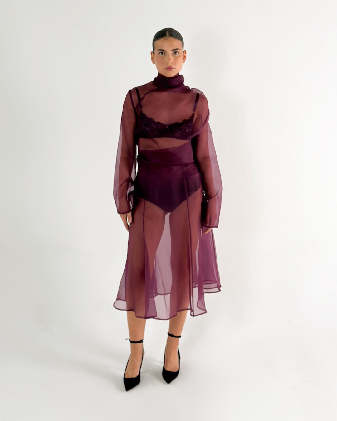 BORDEAUX CHÉRI BLOUSE & MON SKIRT (15% OFF AS A BUNDLE)
