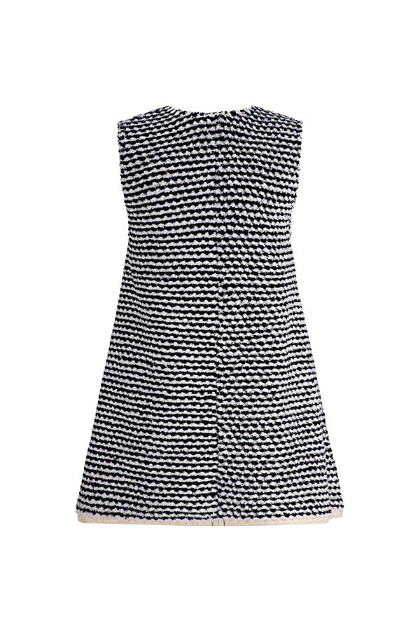 Soleil Dress Black & White