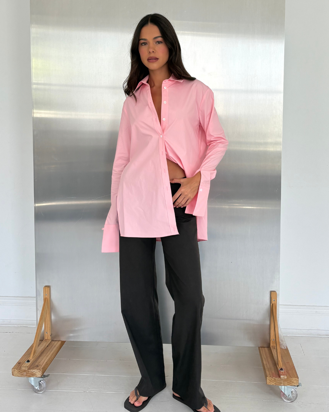 ACE SHIRT PINK COTTON