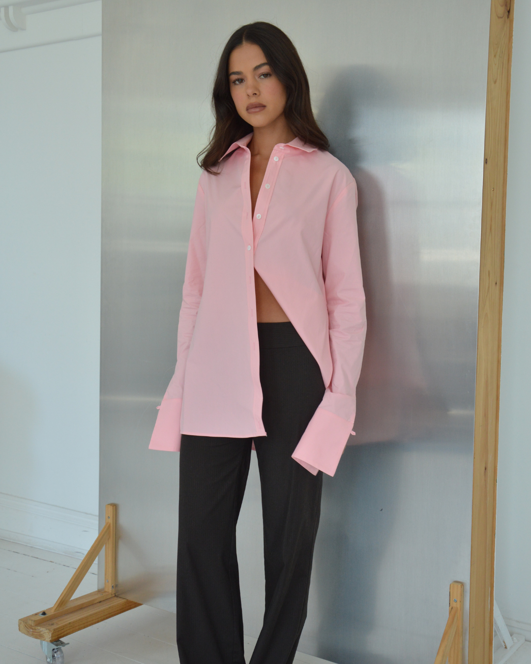 ACE SHIRT PINK COTTON