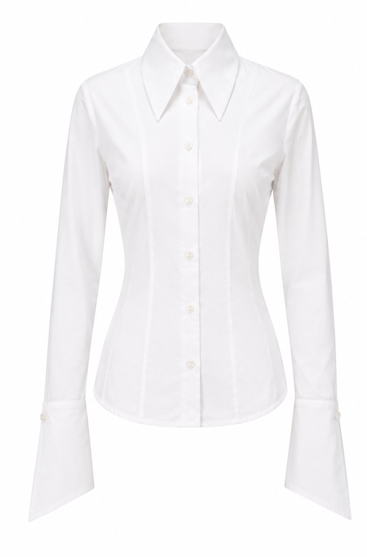 JACKIE SHIRT WHITE COTTON